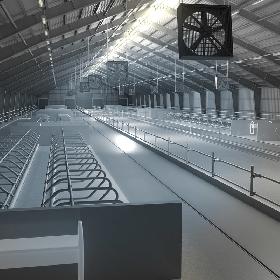 Cowhouse interior